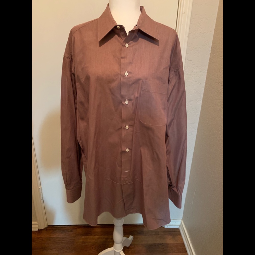 Ermenegildo Mens Large Long Sleeve Shirt